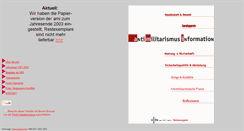 Desktop Screenshot of antimilitarismus-information.de